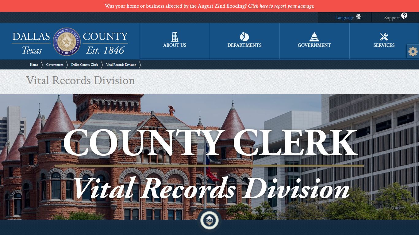 County Clerk | Vital Records Division - Online Forms - Dallas County